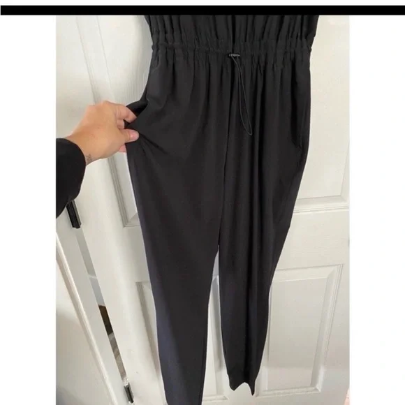 ATHLETA Black Jogger Style Jumpsuit - Picture 7 of 9